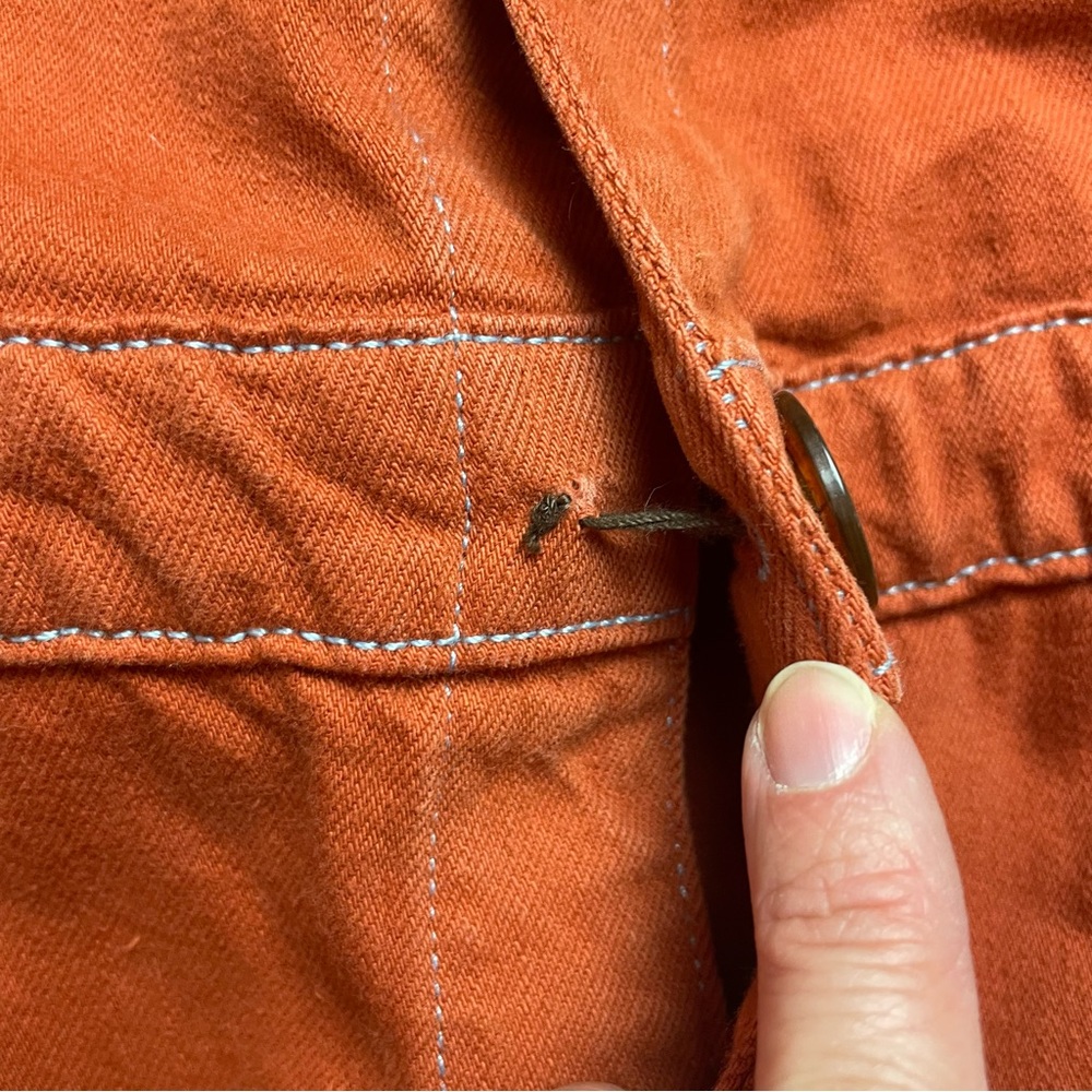 Roller Rabbit Abilene Orange Utility Jumpsuit - image 6